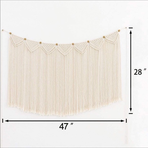 Large Macrame Wall Hanging Boho NEW - Picture 2 of 3